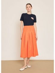 BGN Spódnica w kolorze pomarańczowym rozmiar: 36. Pomarańczowe spódnice damskie BGN, na imprezę, bez wzorów, midi. Za 121.99 zł.