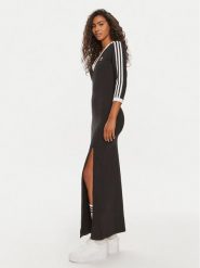 Adidas Sukienka codzienna adicolor Classics IK0439 Czarny Slim Fit. Czarne sukienki damskie Adidas, bez wzorów, z bawełny, bez ramiączek. Za 279.99 zł.