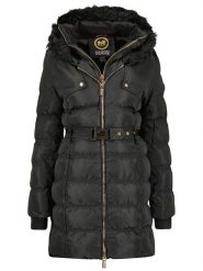 Maison Montaigne Płaszcz pikowany "Diamai" w kolorze czarnym rozmiar: XL. Czarne płaszcze damskie Maison Montaigne, xl, bez wzorów, bez kaptura. Za 310.38 zł.