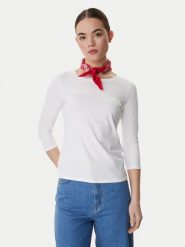 Weekend Max Mara Bluzka Multia 2615971011 Biały Regular Fit. Białe bluzki damskie Weekend Max Mara, xxl, bez wzorów, z bawełny, bez kołnierzyka, bez ramiączek. Za 289.99 zł.