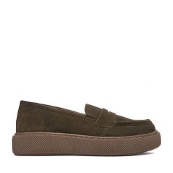 Półbuty Lasocki. Brązowe półbuty damskie Lasocki, bez wzorów, bez obcasa, na płaskiej podeszwie, bez zapięcia. Za 229.99 zł.