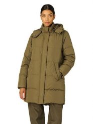 Ilse Jacobsen Płaszcz pikowany w kolorze khaki rozmiar: 38. Brązowe płaszcze damskie Ilse Jacobsen, bez wzorów, bez kaptura. Za 505.45 zł.