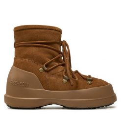 Śniegowce Moon Boot. Brązowe śniegowce damskie Moon Boot. Za 569.99 zł.