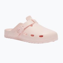 Klapki Scholl Bahia EVA. Czerwone klapki damskie Scholl, bez wzorów, z materiału, bez obcasa, bez zapięcia. Za 189.99 zł.