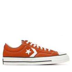 Trampki Converse. Czerwone trampki damskie Converse, bez wzorów, bez zapięcia. Za 239.99 zł.