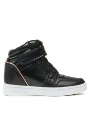 Skechers Sneakersy Hidden Star Hearts Shine 310303L/BKRG Czarny. Czarne buty sportowe dziewczęce Skechers, bez wzorów, ze skóry, bez zapięcia. Za 229.99 zł.