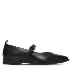 Półbuty Tamaris. Czarne półbuty damskie Tamaris, bez wzorów, bez obcasa, na płaskiej podeszwie, bez zapięcia. Za 399.99 zł.