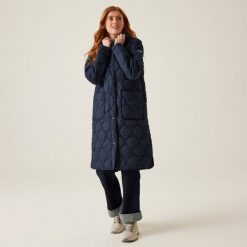 Parka damska Regatta Jaycee II. Niebieskie parki damskie Regatta, xl, z puchu, bez kaptura. W wyprzedaży za 251.00 zł.