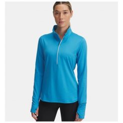 Bluza Damska Under Armour Treningowa. Niebieskie bluzy damskie Under Armour, m, bez wzorów, bez kaptura. Za 279.99 zł.