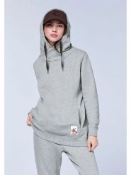 Chiemsee Bluza w kolorze szarym rozmiar: XS. Szare bluzy damskie Chiemsee, xs, z aplikacjami, z kapturem. Za 92.21 zł.