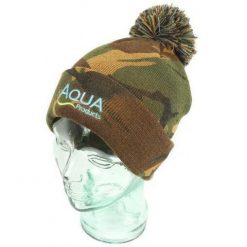 Czapka Aqua Products bobble hat. Brązowe czapki damskie AQUA PRODUCTS, bez wzorów. Za 164.50 zł.
