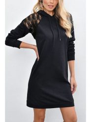 Milan Kiss Sukienka w kolorze czarnym rozmiar: S. Czarne sukienki damskie Milan Kiss, bez wzorów, z koronki, bez ramiączek. Za 156.98 zł.