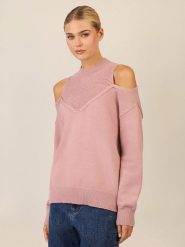 APART Sweter w kolorze jasnoróżowym rozmiar: 34. Różowe swetry klasyczne damskie Apart, z kaszmiru, bez kołnierzyka. Za 165.99 zł.