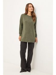 Soft Cashmere Sweter w kolorze khaki rozmiar: 34/36. Brązowe swetry klasyczne damskie Soft Cashmere, z kaszmiru, bez kołnierzyka. Za 152.99 zł.