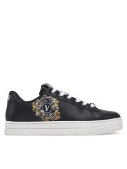 Versace Jeans Couture Sneakersy 78VA3SK3 Czarny. Czarne obuwie sportowe damskie Versace Jeans Couture, z jeansu, bez zapięcia. Za 499.99 zł.