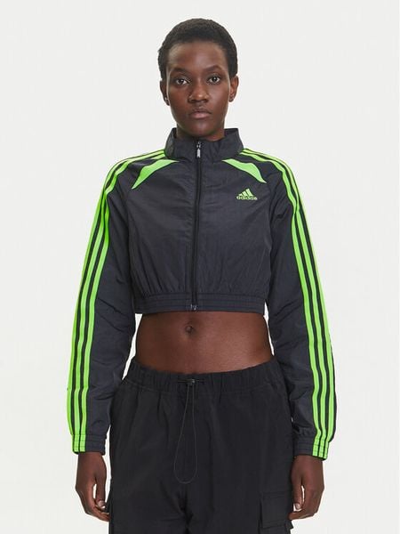 Adidas Bluza Teamgeist adicolor JZ8273 Czarny Slim Fit. Czarne bluzy damskie Adidas, xs, bez wzorów, z syntetyku, bez kaptura. Za 189.99 zł.