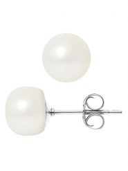 Pearl Addict Kolczyki-wkrętki z perłami w kolorze białym rozmiar: onesize. Białe kolczyki damskie Pearl Addict, z perłą, srebrne. Za 208.99 zł.
