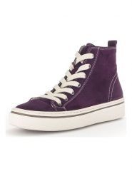 Gabor Skórzane sneakersy w kolorze fioletowym rozmiar: 38. Różowe obuwie sportowe damskie Gabor, za kostkę, bez zapięcia. Za 245.96 zł.