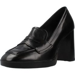 Buty GEOX D36VLD 00038 Czarny. Czarne obuwie trekkingowe damskie Geox, z lakierowanej skóry, bez zapięcia. Za 373.99 zł.