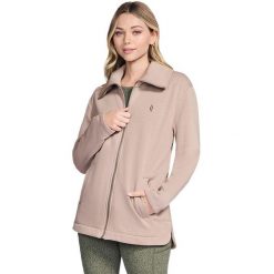 Kurtka Skechers GO SNUGGLE Tunic Full Zip Jacket, Kobiety. Czerwone kurtki damskie Skechers, bez wzorów, z poliesteru, bez kaptura. Za 490.00 zł.