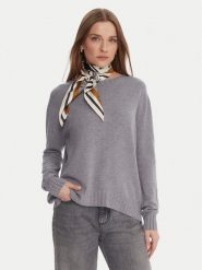 Kontatto Sweter 3M0808C Szary Relaxed Fit. Szare swetry klasyczne damskie Kontatto, m, z syntetyku, bez kołnierzyka. Za 259.99 zł.