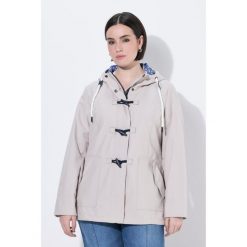 Damskie Kurtka softshellowa HYPRAR hydrofobowa guziki-kołki. Brązowe kurtki damskie Ulla Popken, plus size, bez wzorów, z materiału, bez kaptura. Za 479.99 zł.