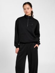 Damska kurtka z zamkiem błyskawicznym 1/2 Hummel Soft. Czarne kurtki damskie Hummel, xl, bez wzorów, z elastanu, bez kaptura. Za 226.00 zł.