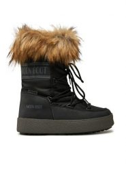 Moon Boot Śniegowce 80D2450060 Czarny. Czarne śniegowce damskie Moon Boot, ze skóry. Za 709.99 zł.