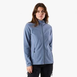 Bluza polarowa hiking damska Swedemount Lofoten Fleece wodoodporna. Niebieskie bluzy damskie SWEDEMOUNT, na zimę, bez wzorów, z polaru, bez kaptura. Za 185.00 zł.