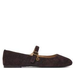 Baleriny MICHAEL Michael Kors. Brązowe balerinki damskie MICHAEL Michael Kors, bez wzorów. Za 569.99 zł.