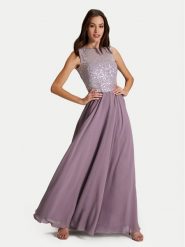 Swing Sukienka wieczorowa 5AH15700 Fioletowy Slim Fit. Fioletowe sukienki damskie Swing, bez wzorów, z syntetyku, wizytowe, bez ramiączek. Za 629.99 zł.