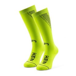 Skarpety uciskowe – Skarpety – Żółte. Niebieskie skarpetki damskie HEN SPORTSGEAR, bez wzorów, z materiału. Za 99.00 zł.