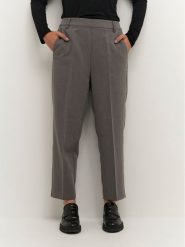 Kaffe Spodnie materiałowe Sakura 10506127 Szary Relaxed Fit. Szare spodnie materiałowe damskie Kaffe, bez wzorów, z materiału. Za 229.99 zł.