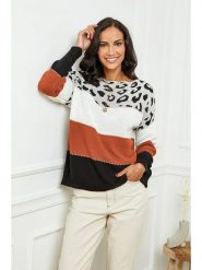 L'armoire de Suzette Sweter ze wzorem rozmiar: 34/36. Swetry klasyczne damskie L'armoire de Suzette, l, bez kołnierzyka. Za 73.99 zł.