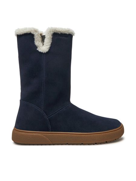 Geox Kozaki J Theleven Girl Wpf J46HYA 00022 C4021 D Granatowy. Niebieskie kozaki dziewczęce Geox, bez wzorów, ze skóry, bez obcasa, bez zapięcia. Za 269.99 zł.