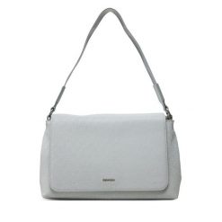 Torebka Calvin Klein. Szare torebki klasyczne damskie Calvin Klein, bez dodatków. Za 449.99 zł.