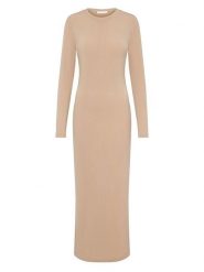 LeGer Sukienka "Cybil" w kolorze beżowym rozmiar: 36. Brązowe sukienki damskie LeGer, bez wzorów, bez ramiączek. Za 121.99 zł.