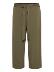 Kaffe Spodnie "Malli" w kolorze khaki rozmiar: XL. Zielone spodnie materiałowe damskie Kaffe, bez wzorów, z materiału. Za 105.38 zł.