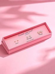 Created with Love 3-częściowy zestaw kolczyków-wkrętek "Dream" z cyrkoniami rozmiar: onesize. Żółte kolczyki damskie Created with Love, z cyrkonią, z mosiądzu. Za 56.99 zł.