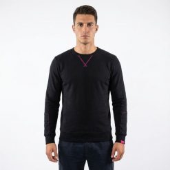 Damska bluza NEBI czarna. Czarne bluzy damskie LEGEA, xs, bez wzorów, z bawełny, bez kaptura. Za 72.00 zł.
