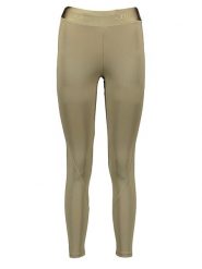 LASCANA Legginsy sportowe w kolorze oliwkowym rozmiar: XL. Zielone legginsy damskie LASCANA, xl, bez wzorów, z materiału. Za 79.03 zł.