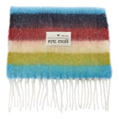 Kolorowy Damski Ciepły Szal Pepe Moll. Białe szaliki damskie Pepe Moll, na zimę, bez wzorów, z dzianiny. Za 129.00 zł.