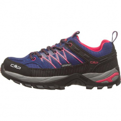 Buty turystyczne "Rigel" w kolorze granatowo-czarnym. Czarne obuwie trekkingowe damskie CMP Women, z materiału. W wyprzedaży za 218.95 zł.