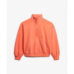 Damska bluza rozpinana do połowy Superdry Studios. Brązowe bluzy damskie Superdry, bez wzorów, bez kaptura. Za 326.00 zł.