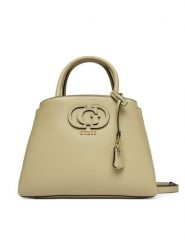 Guess Torebka Isola HWBG99 05060 Zielony. Zielone kuferki damskie Guess, z aplikacjami, ze skóry, bez dodatków. Za 699.99 zł.