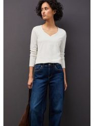 Street One Koszulka w kolorze białym rozmiar: 40. Białe koszulki damskie Street One, bez wzorów, bez kołnierzyka, bez ramiączek. Za 91.99 zł.