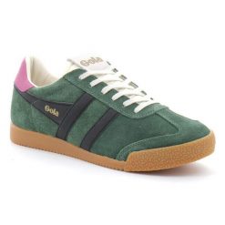 Sneakersy damskie Gola Elan. Czarne obuwie sportowe damskie Gola, z zamszu, bez zapięcia, trekkingowe. Za 470.50 zł.