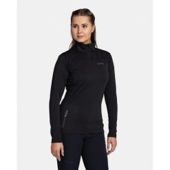 Bluza techniczna damska Kilpi MONTALE-W. Czarne bluzy damskie Kilpi, l, bez wzorów, bez kaptura. Za 207.23 zł.