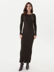 ONLY Sukienka dzianinowa Asta 15373788 Brązowy Regular Fit. Brązowe sukienki damskie Only, bez wzorów, z dzianiny, bez ramiączek. Za 199.99 zł.