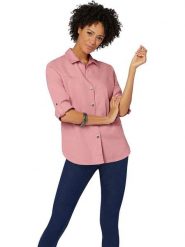 WITT WEIDEN Bluzka dżinsowa w kolorze jasnoróżowym rozmiar: 52. Różowe bluzki damskie WITT WEIDEN, bez wzorów, bez kołnierzyka, bez ramiączek. Za 52.17 zł.